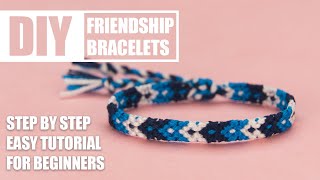 Dot Arrowhead  Outlined | Friendship Bracelets Step by Step Tutorial | Easy Tutorial for Beginner