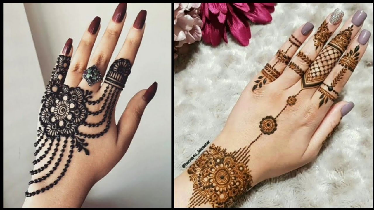 New Beautiful Jewellery Mehndi Design For Hands 2020 Collection ...