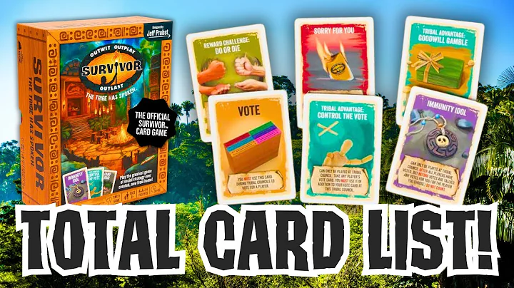 These are ALL of the cards included in SURVIVOR: The Tribe Has Spoken