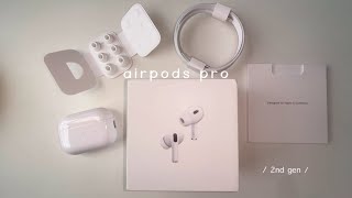 asmr unboxing 🍃 airpods pro 2