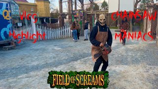 Field Of Screams Vlog Highlight  CHAINSAW MANIACS