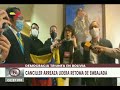 Retoma de la embajada de Venezuela en Bolivia por el canciller Jorge Arreaza, 9 noviembre 2020