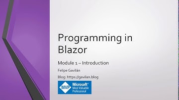 New Course! Programming in Blazor  - ASP.NET CORE 3.1 - Trailer
