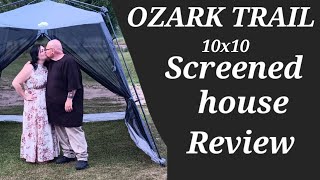 OZARK TRAIL 10x10 screened  house review