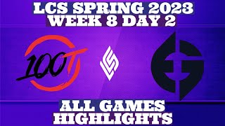 100T VS EG | Week 8 Day 2| LCS Spring 2023 | Highlights by Pro Esports Highlights