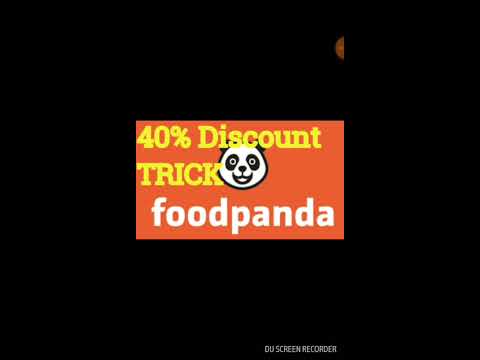 FoodPanda 40% discount for all users order food online