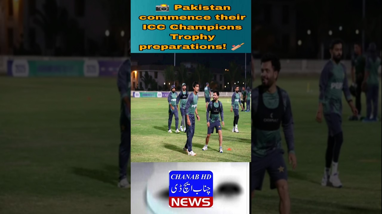 📸 Pakistan commence their ICC Champions Trophy preparations! 🏏