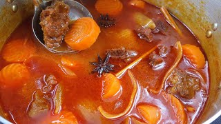 Cách nấu bò kho cà rốt thơm ngon khó cưỡng không ăn phí cả đời