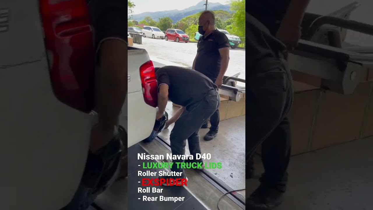 Nissan Navara D40 Upgrade Luxury Truck Lids Roller Shutter EXspider Roll Bar FANGSHENG4X4GURUN