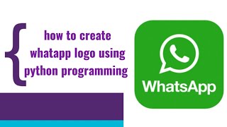 Celebrity how to create whatsapp logo using python programming ||#study #studygrown #python #python_program Net Worth