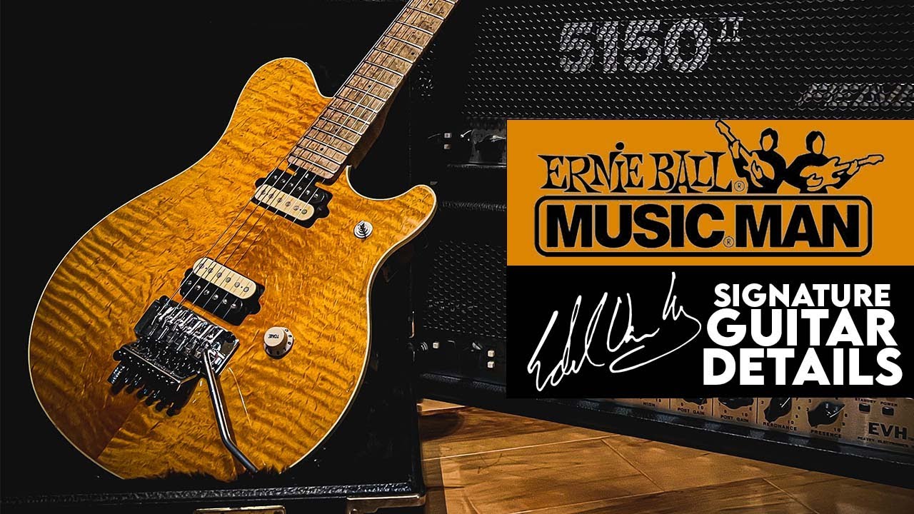 ondergeschikt meesteres Identificeren Ernie Ball Music Man Eddie Van Halen Signature Guitar - YouTube