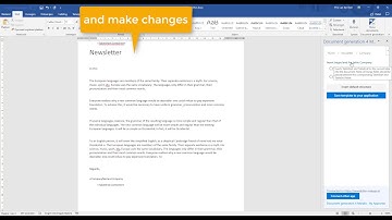 Document Generation for Mendix