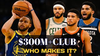 NBA $300M Contracts EXPOSED – Curry, Tatum, Booker & The Salary Explosion! #nba #nbahighlights #usa
