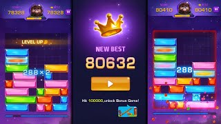 Jewel Sliding New Best Score Block Puzzle Game Walkthrough iOS Android App screenshot 4