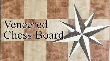 Veneer chess board