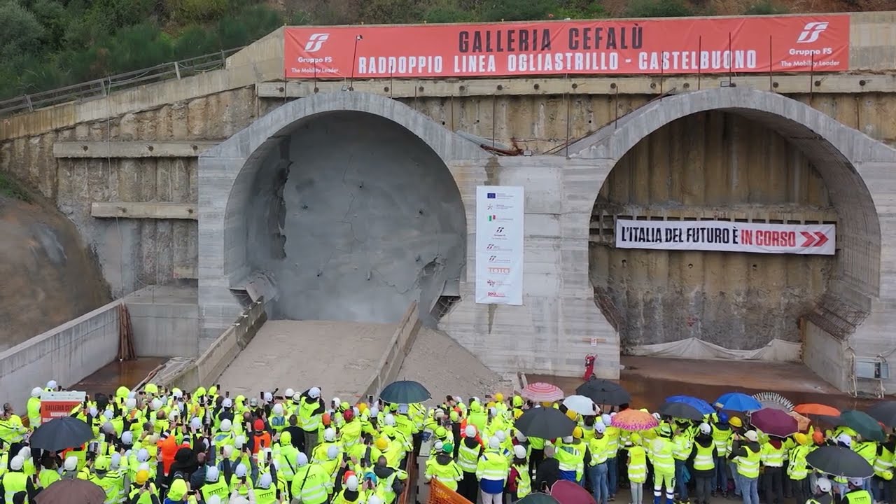 RADDOPPIO PALERMO-MESSINA: GALLERIA CEFALU', IL COMPLETAMENTO DELLA PRIMA CANNA