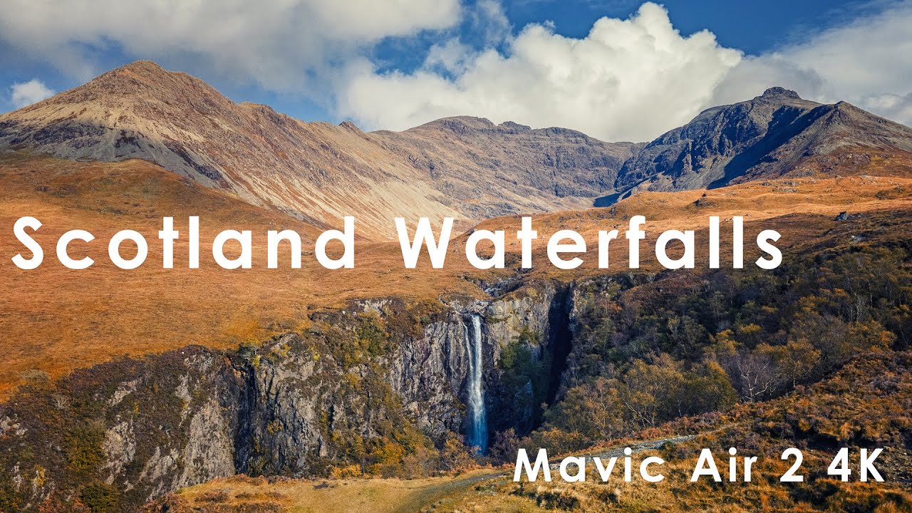 Waterfalls of Scotland - 4K - Mavic Air 2