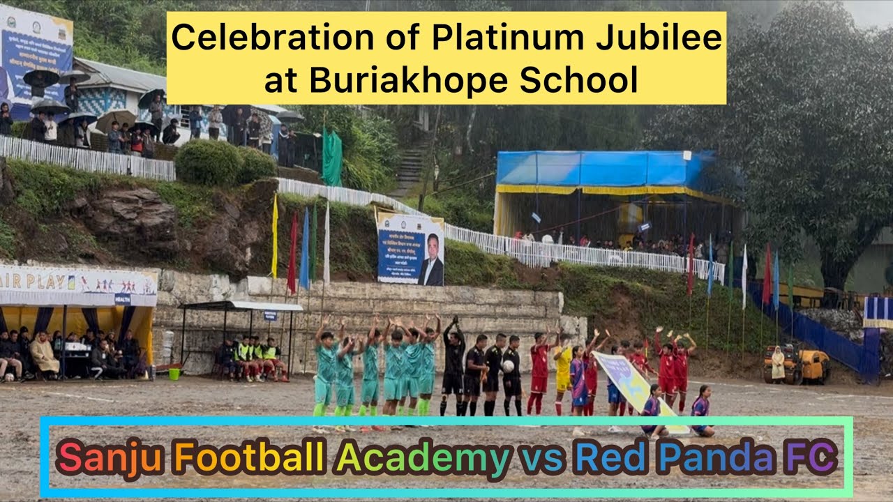 Red Panda Fc против футбольной академии «Санджу» | Празднование платинового юбилея в школе Буриак...