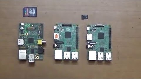 Comparison of Raspberry Pi 1 v/s Pi 2 vs Pi 3