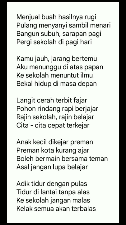 PANTUN NASEHAT Sekolah dan belajar @duniapantun