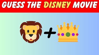 Guess The Disney Movie By Emoji | 50 Emojis Quiz