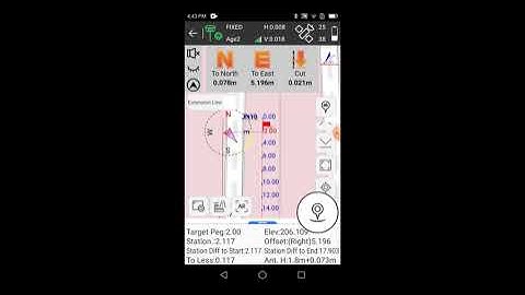Esurvey-Surpad4.2-Line Stakeout