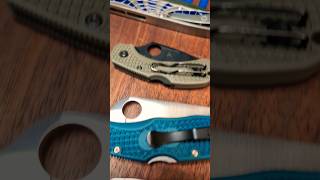 The 4 Spydercos I Kept! #youtubeshorts #shorts