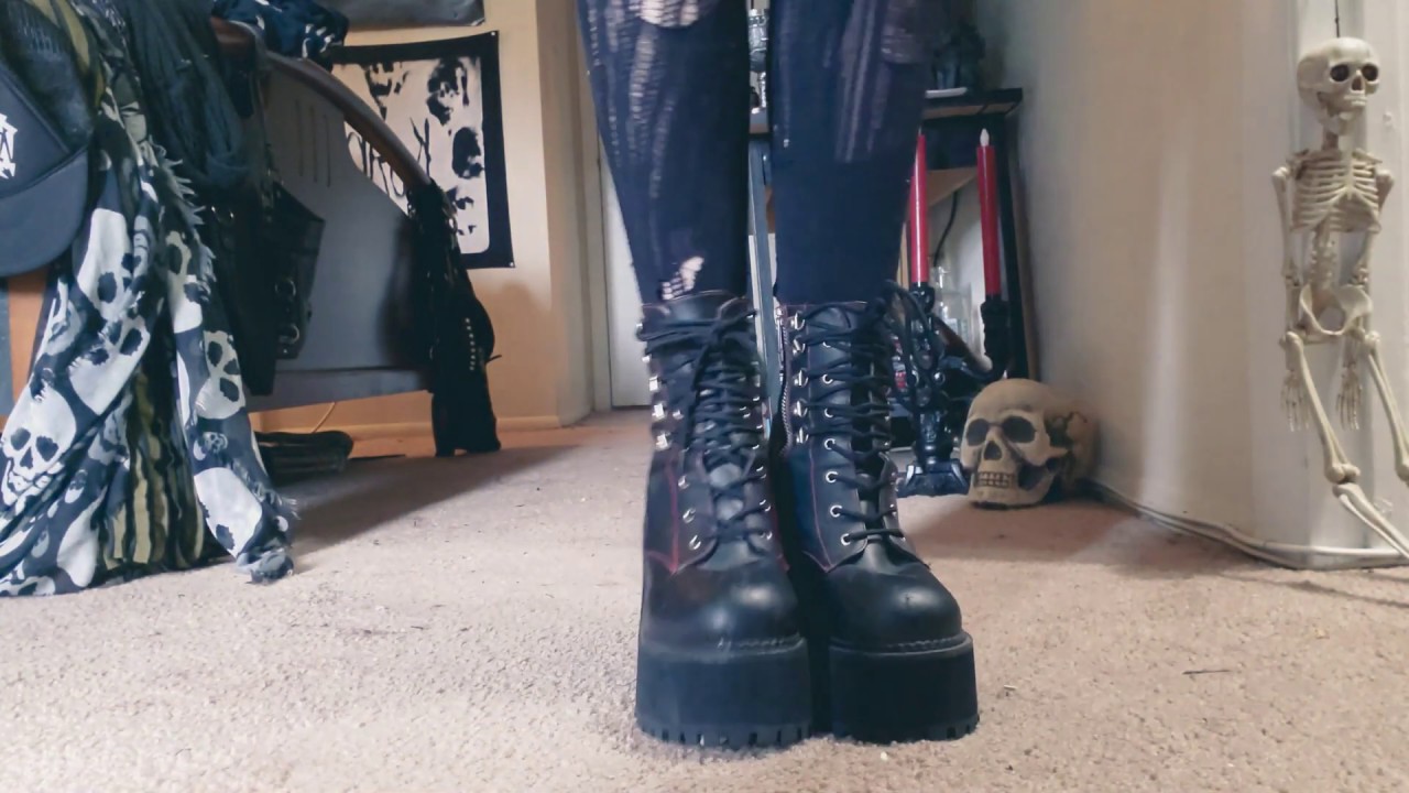 My (Goth) shoe collection! YouTube
