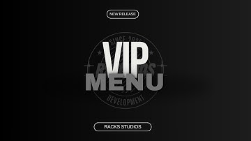 ⭐VIP Menu | ESX QB & Standalone  | FiveM Script | RACKS Studios
