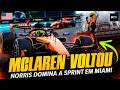 SPRINT GP MIAMI: NORRIS VENCE, MAX BATALHA COM HAMILTON, MERCEDES SOFRE EM CORRIDA NORMAL #f1