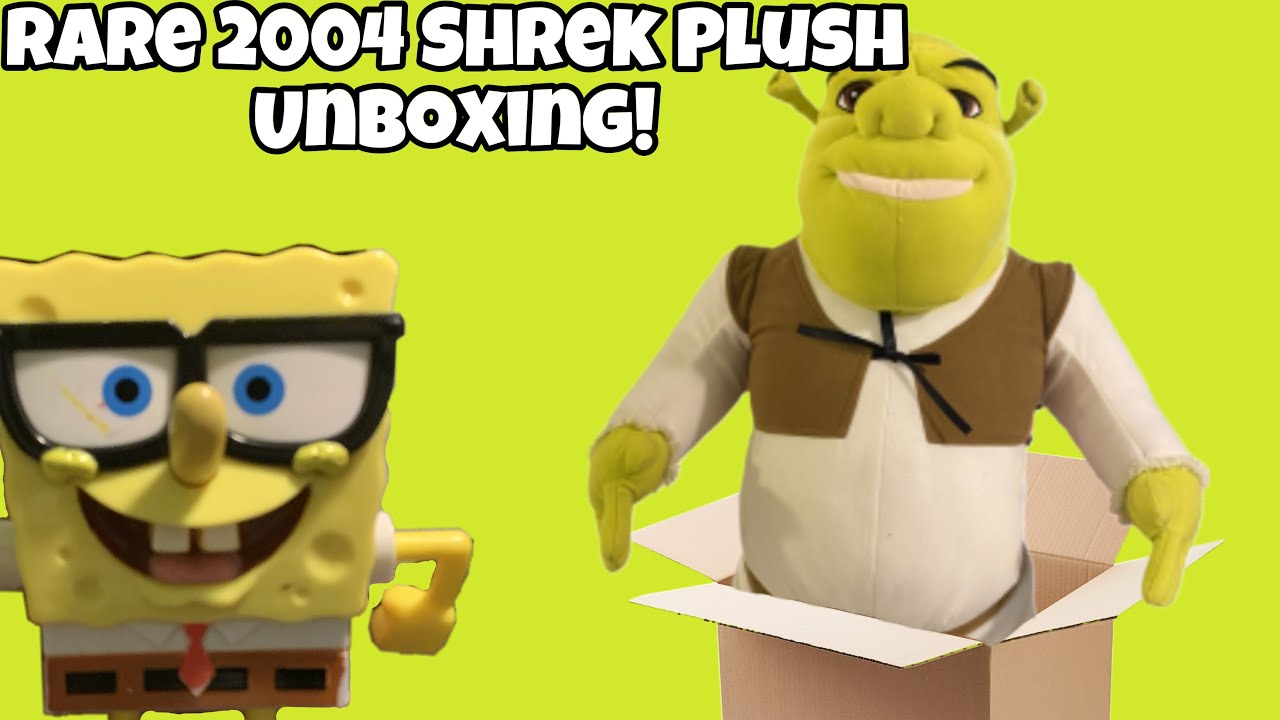 RARE 2004 Hasbro Shrek Plush Unboxing!!!