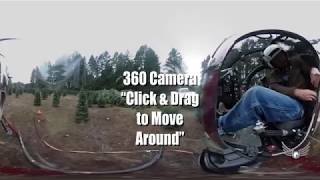 HELICOPTER | 360 Camera | Christmas Trees | MD500D