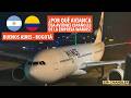AVIANCA FLIGHT BUT ON A WAMOS AIR PLANE BUENOS AIRES BOGOTÁ AIRBUS 330 