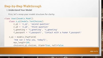 How to Dynamically Access Django Model Fields and TextChoices with Variables
