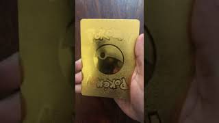 Pikachu - Golden Pokémon Card #shorts #pokemon #card #collection Pikachu - Golden Pokémon Card #shorts #pokemon #card #collection