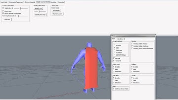 UE4 Apex Cloth From Nividia Cloth Tool Demonstration 2