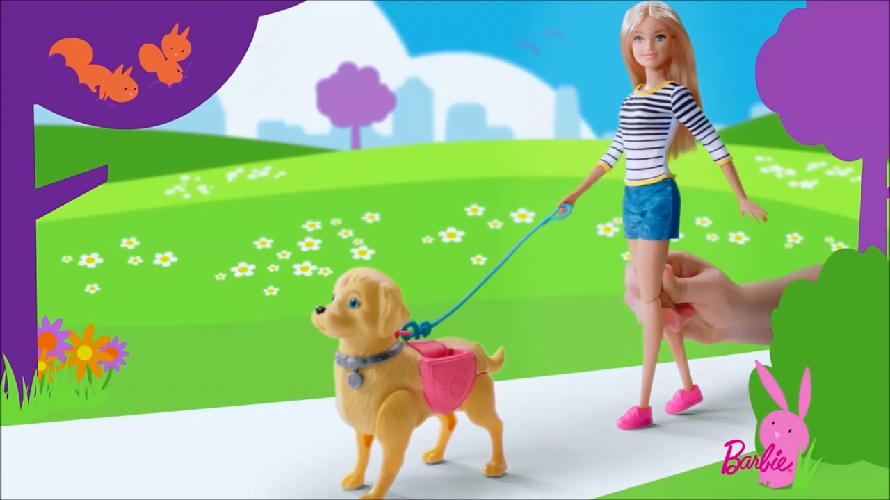 barbie walk & potty pup