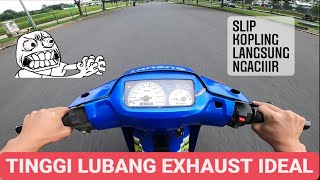 Tinggi Porting Blok Satria 2 Tak Lubang Buang