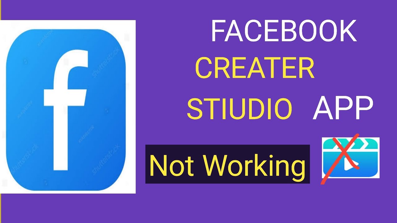 Facebook Big updated Facebook Creator Studio App Not working