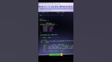 canteen in c++ IDE dev c++ #cppprogramming #codingtime #codinglife
