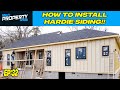 How To Install Siding | Board and Batten Farmhouse | Building A $350,000 Custom House | EP 32