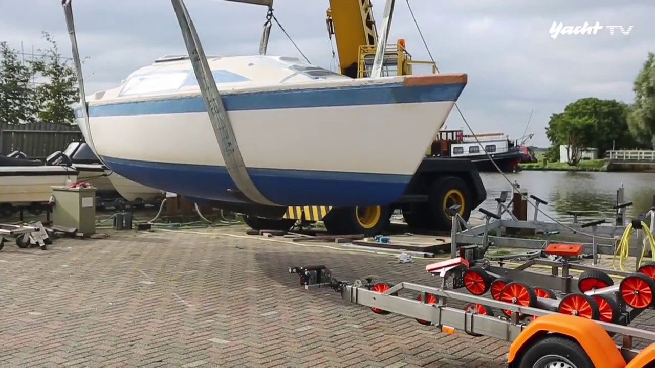 #4 Probeschwimmen beim Trailerbauer - Dehlya 25 bekommt Edelstahltrailer
