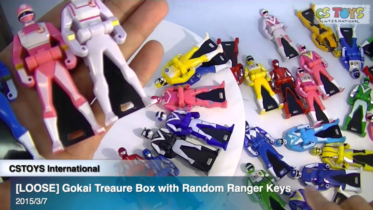 [LOOSE] Gokai Treasure Box with Random Ranger Keys