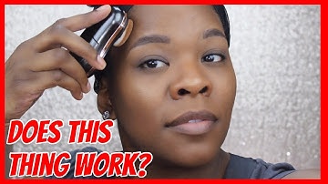 Vibrating Foundation Applicator First Impressions & Demo| PrettyPRChickTV