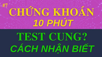 ✅CÁCH NHẬN BIẾT PHIÊN TEST CUNG | CHỨNG KHOÁN 10 PHÚT | CHỨNG KHOÁN MT