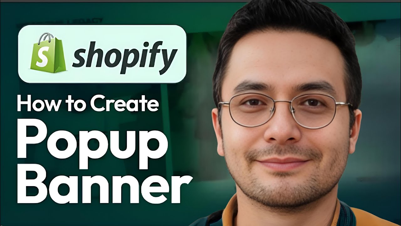 How To Create a Popup Banner To Shopify - 2025 | UPDATED - YouTube