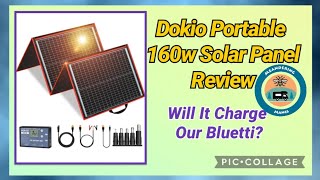Dokio Portable Solar Panel Review  Will This CHARGE Our Bluetti?