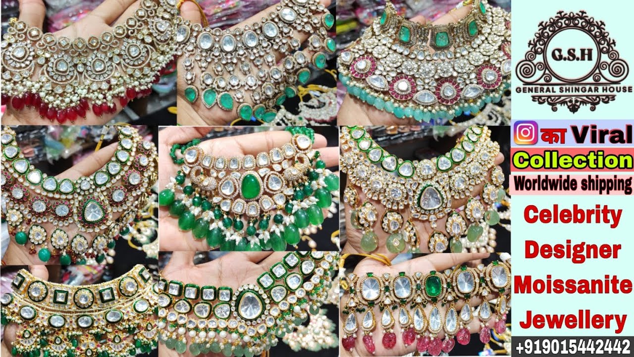 Exclusive Designer Celebrity Moissanite Jewellery Collection 2025 | Premium Quality Designer Jewels