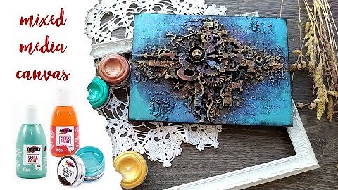 How To Use Acrylic  Paint On Canvas | Metallic Paint | Home Decor Paint   | Immix | Craft paints