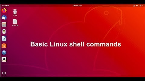 Basic linux shell commands | OS Lab